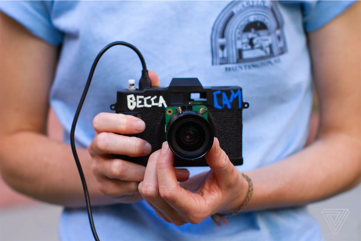 The Becca Cam: a camera made with the Raspberry Pi HQ Camera mod.