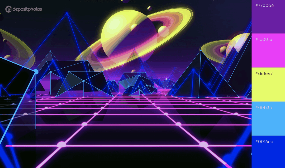 Neon & Cyberpunk style world