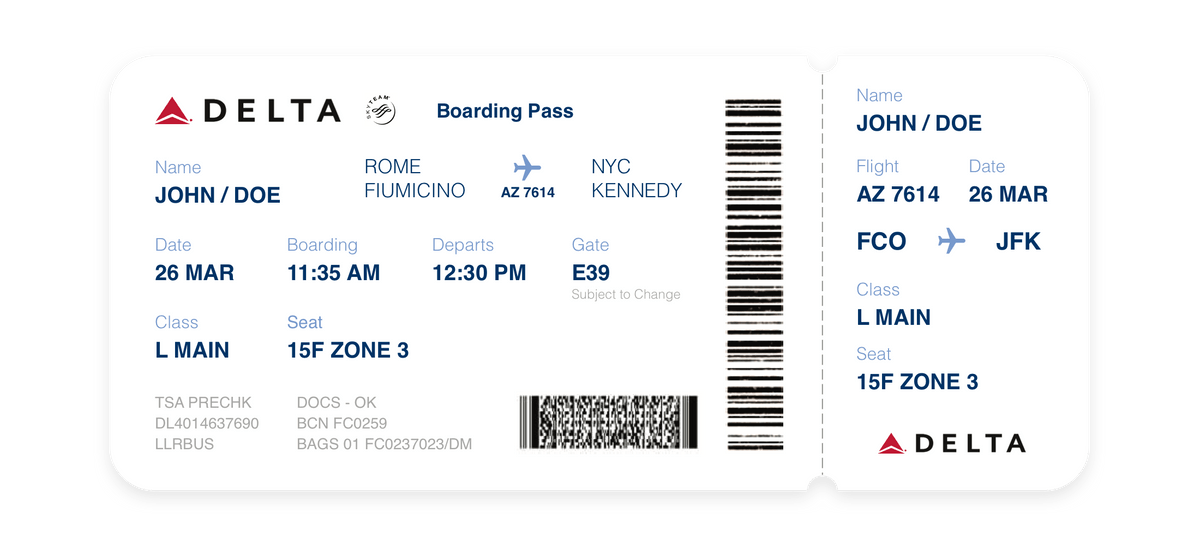 Boarding Pass